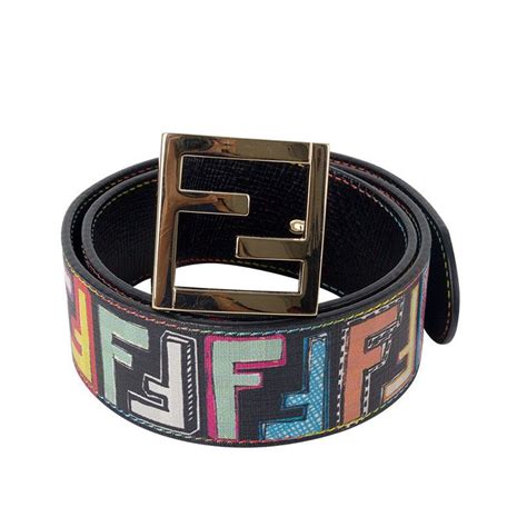 fendi belt real|Fendi belt colorful.